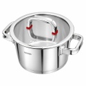 GARNEK STALOWY Z POKRYWĄ 24cm 5.2L VCASA VC-90105 SIERRA