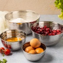 KOMPLET STALOWYCH MISEK KUCHENNYCH 11/14/19/22 cm KLAUSBERG KB-9051