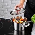 GARNEK STALOWY Z POKRYWĄ 16cm 1,6L VCASA VC-90102 SIERRA