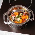 GARNEK STALOWY Z POKRYWĄ 16cm 1,6L VCASA VC-90102 SIERRA