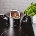 GARNEK STALOWY Z POKRYWĄ 16cm 1,6L VCASA VC-90102 SIERRA