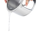 GARNEK STALOWY NA PARĘ 20cm 3 ELEMENTOWY VCASA VC-90117 AMARA