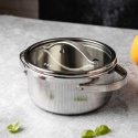 GARNEK STALOWY Z POKRYWĄ 18cm 2.1L VCASA VC-90123 VELORA