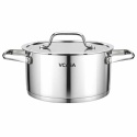 GARNEK STALOWY Z POKRYWĄ 18cm 2.6L VCASA VC-901113 AMARA