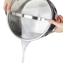 GARNEK STALOWY Z POKRYWĄ 20cm 3L VCASA VC-90124 VELORA