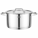 GARNEK STALOWY Z POKRYWĄ 24cm 5.8L VCASA VC-901115 AMARA