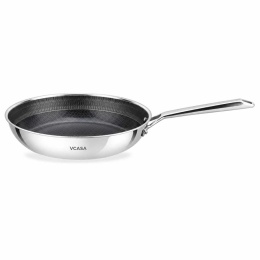 PATELNIA STALOWA 28cm VCASA VC-90156 VELORA Z POWŁOKĄ CERAMICZNĄ