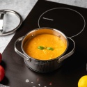 GARNEK STALOWY Z POKRYWĄ 16cm 1,5L VCASA VC-90122 VELORA